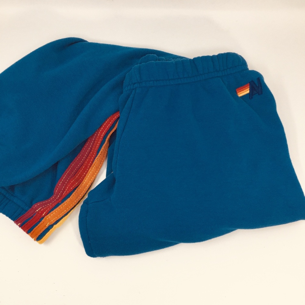 AVIATOR NATION BLAZE SWEATPANTS MEDIUM BLUE